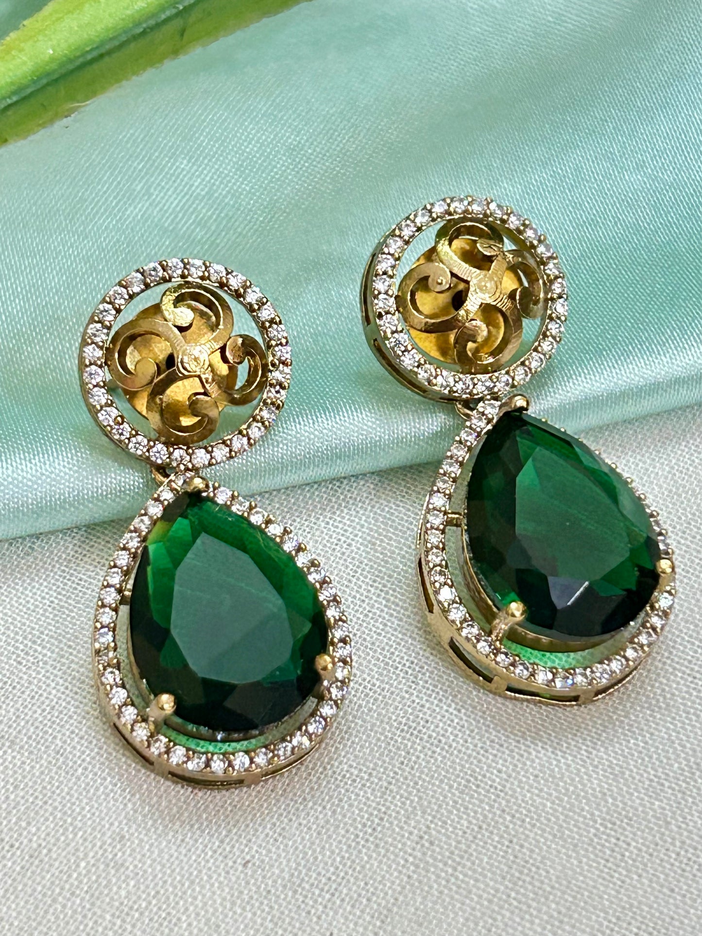 Gold Plated AD Short Jewelry set ( LHA AD 6)