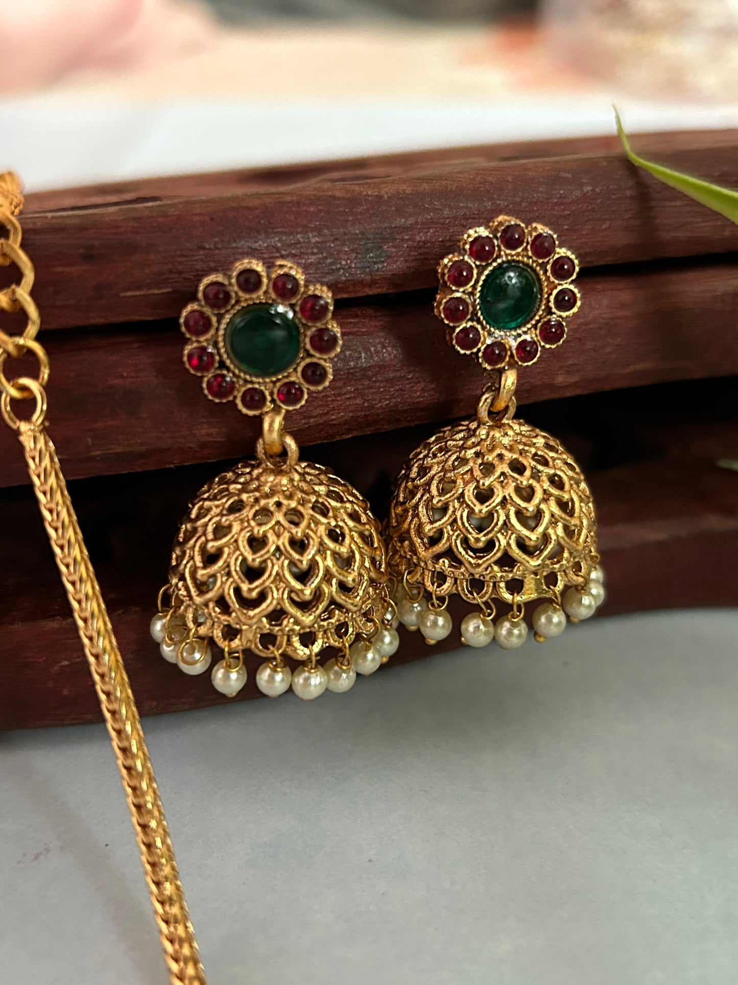 Luxehara’s Gold Plated Short Necklace ( LHA 03 )