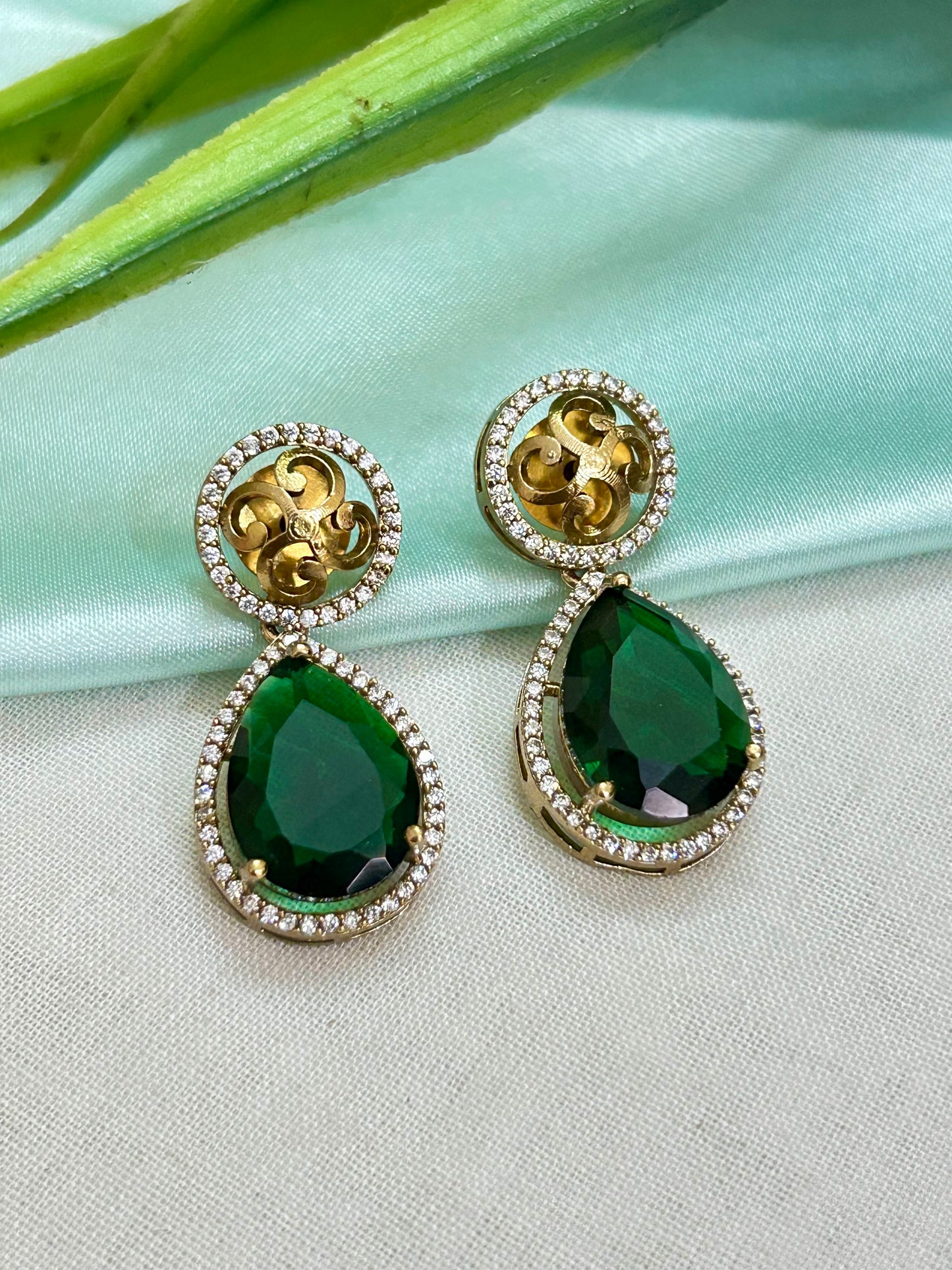 Gold Plated AD Short Jewelry set ( LHA AD 6)