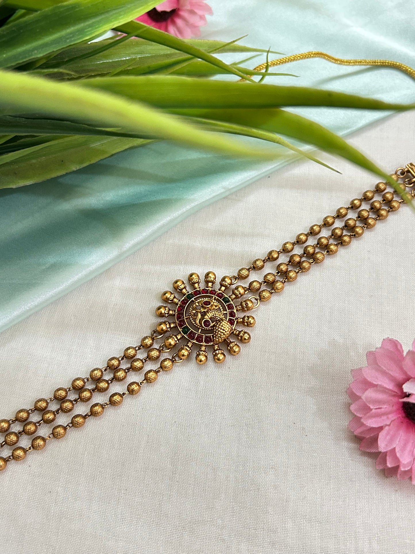 Gold plated Choker set ( LHA CH 17 )