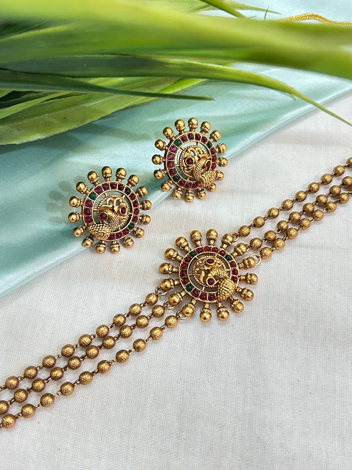 Gold plated Choker set ( LHA CH 17 )