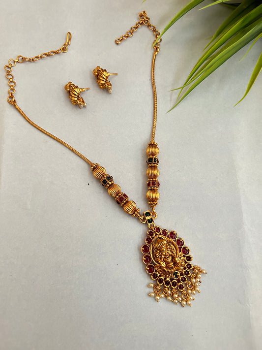 Luxehara’s gold plated necklace set ( LHA 245 )