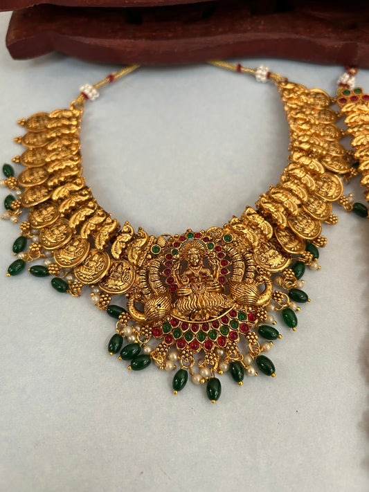 Luxehara Gold Plated Necklace Combo set **Without Earrings ( LHA 702 )