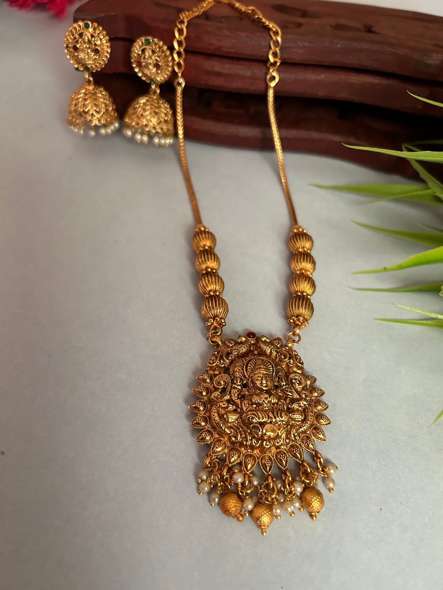 Luxehara’s Gold Plated Short Necklace ( LHA 10 )