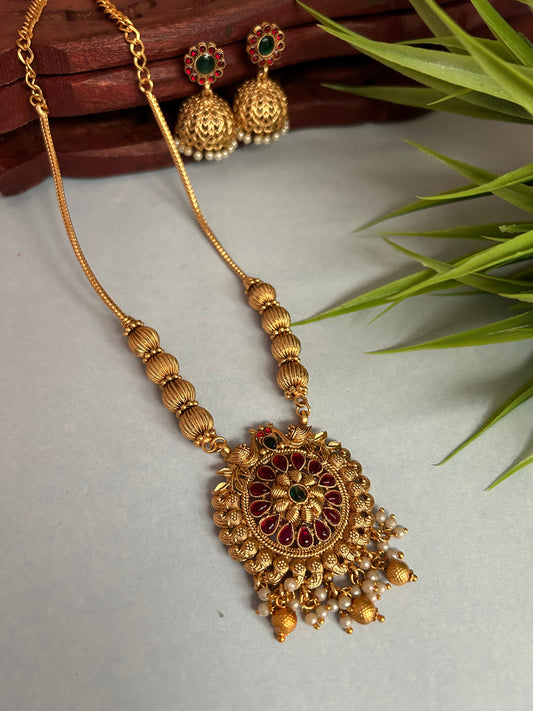 Luxehara’s Gold Plated Short Necklace ( LHA 03 )