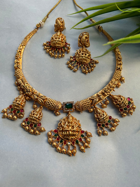 Gold Plated Heavy Jewellery set ( LHA 330 )
