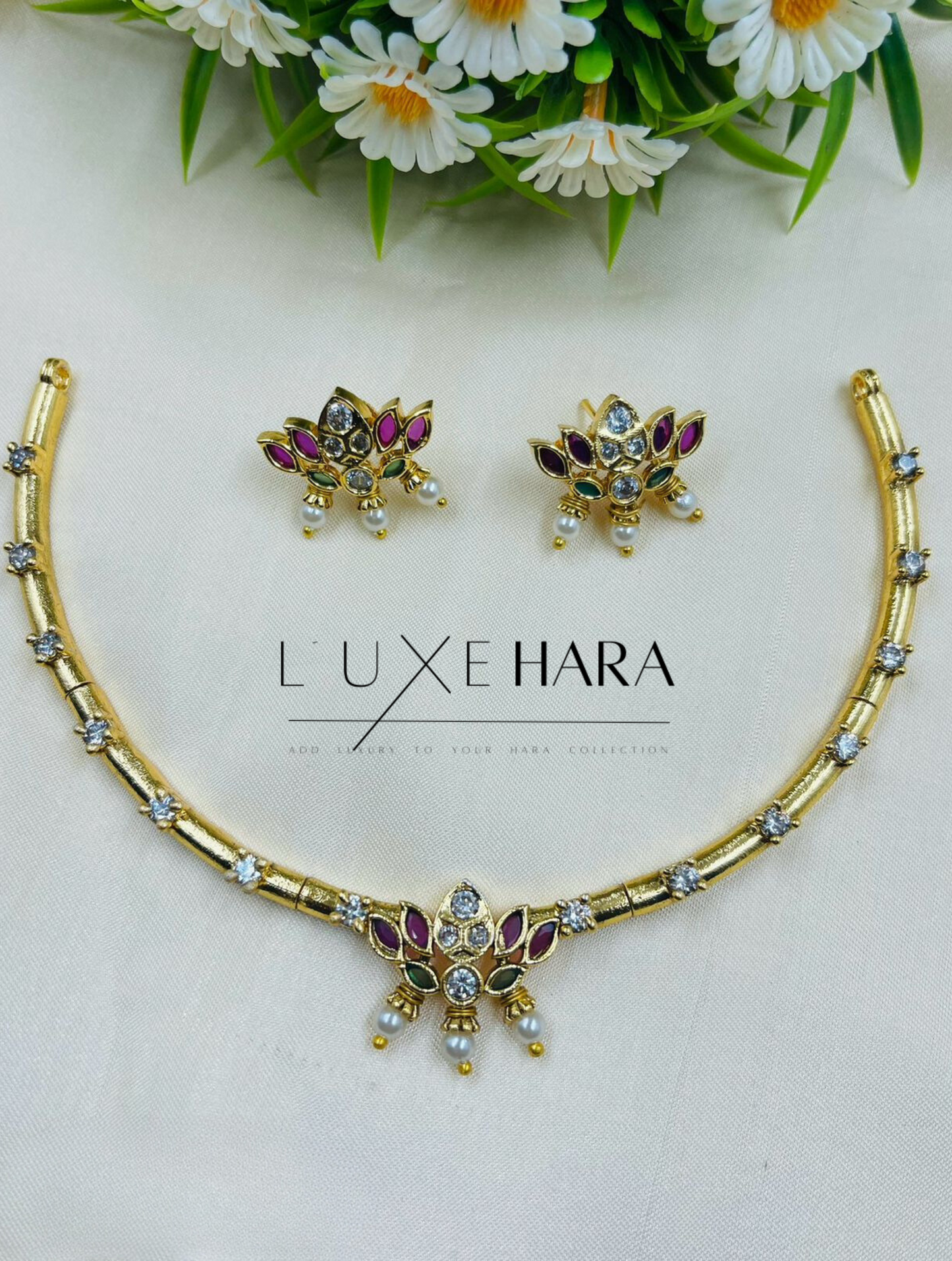 Gold Plated AD Jewellery ( LHA TY3JH2BY5 )