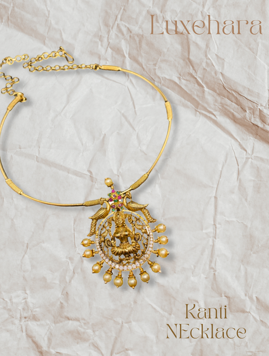 Luxehara's Choker set with Lakshmi Pendant